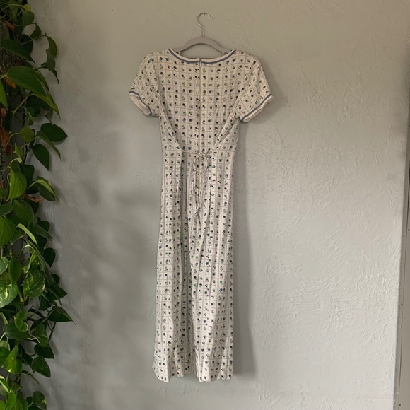 floral square midi summer dress - Picture 9 of 13